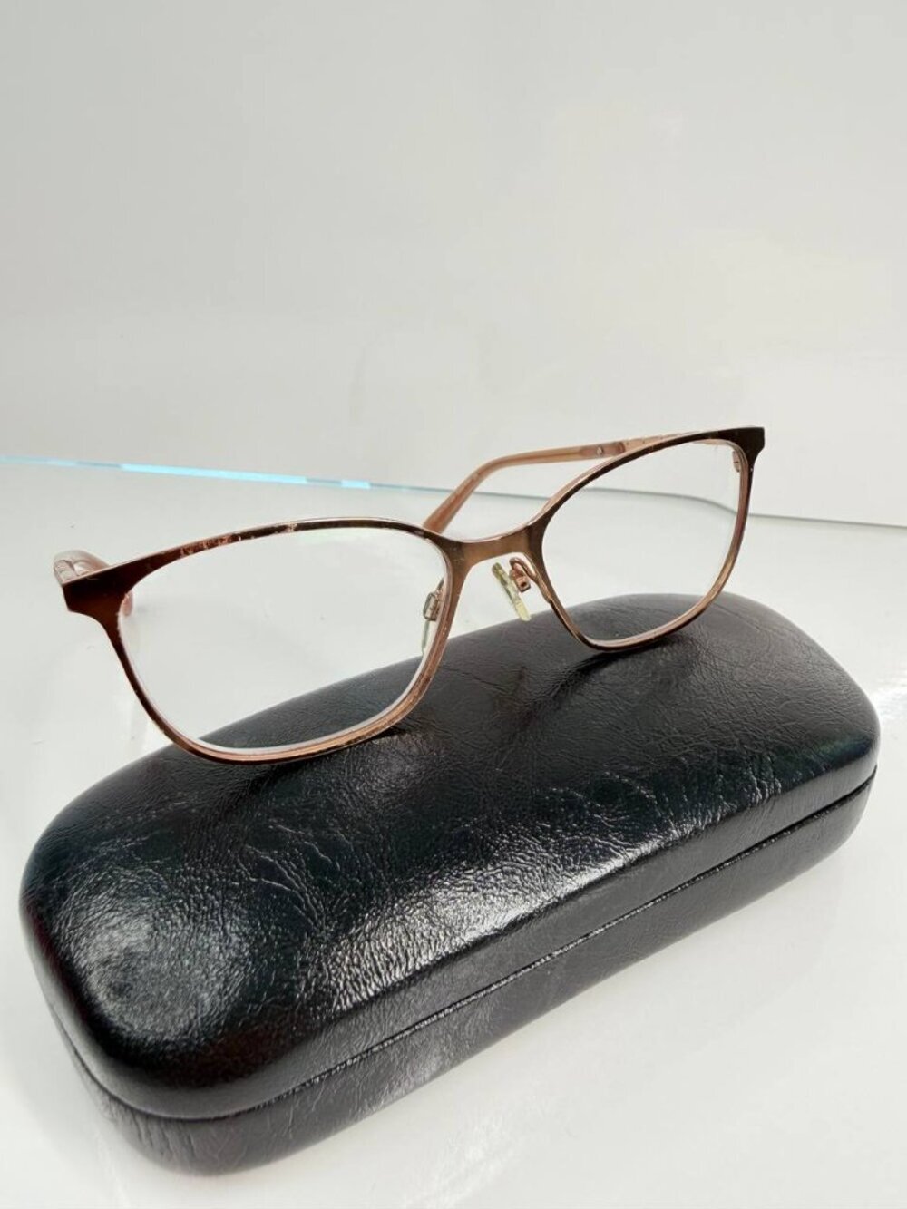 Karen Millen Women’s Eyeglasses Frame – Rose Gold – Prescription Lenses